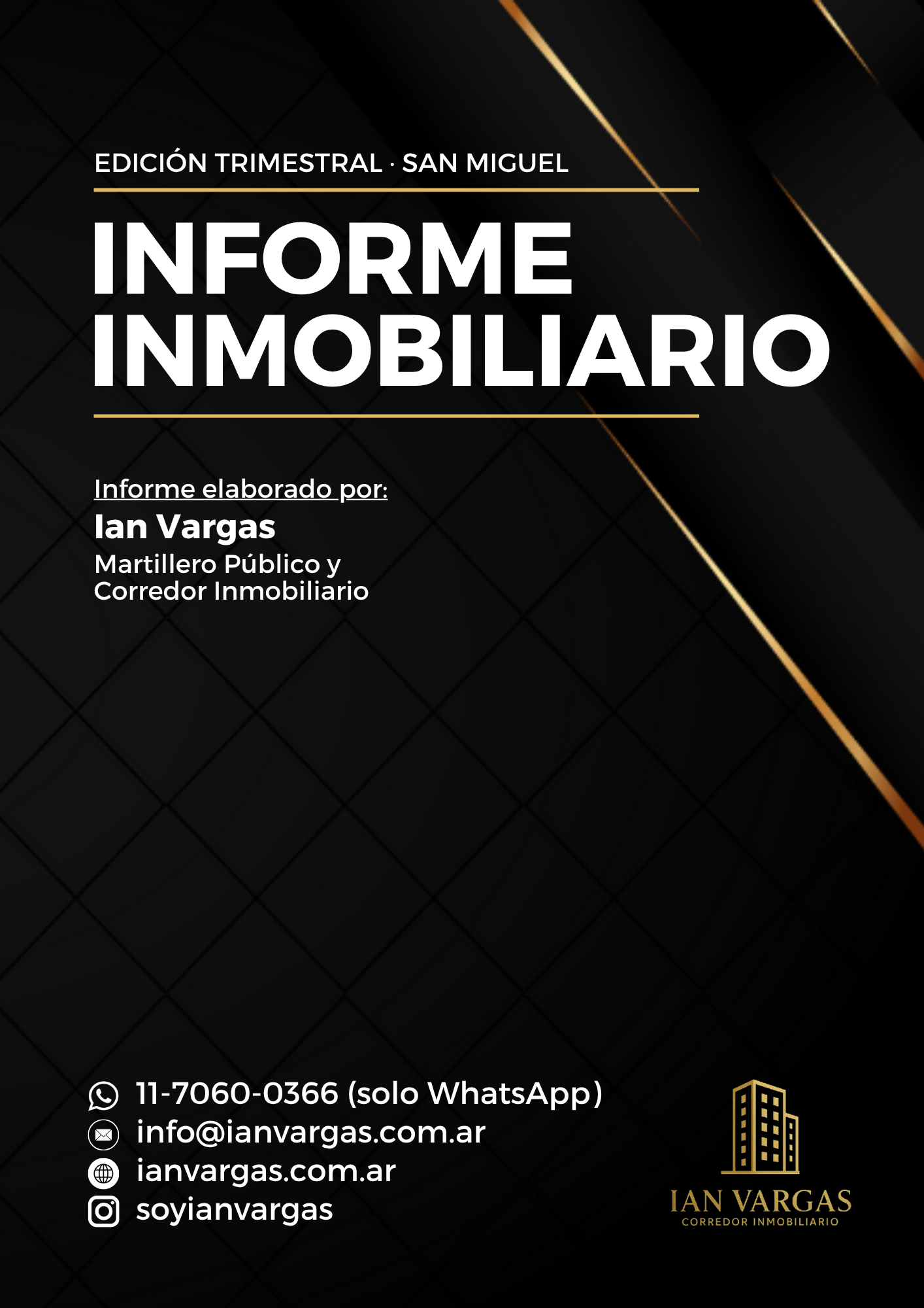 Ian Vargas Corredor Inmobiliario San Miguel
