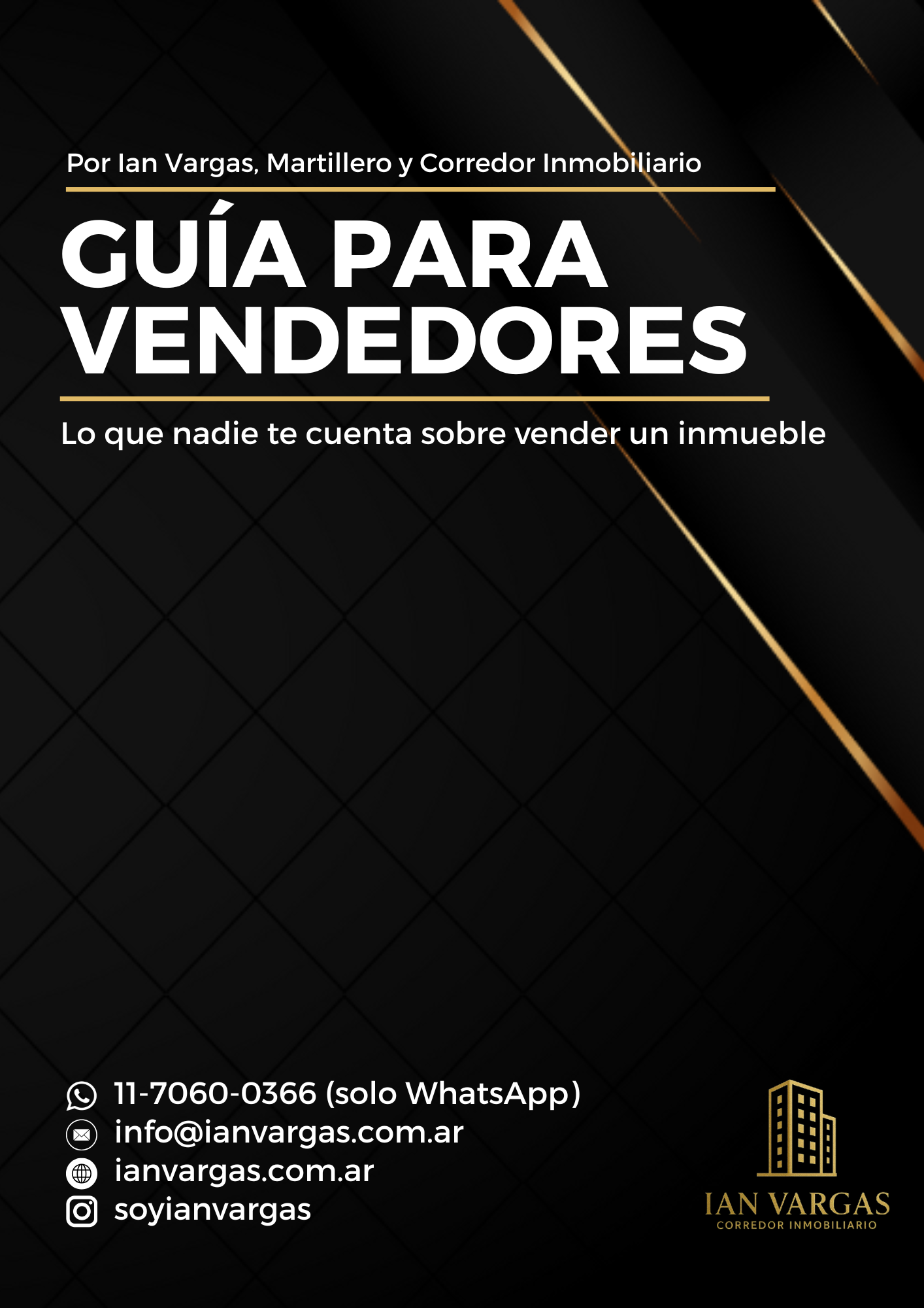 Ian Vargas Agente Inmobiliario - Guía para Vendedores San Miguel Tasacion
